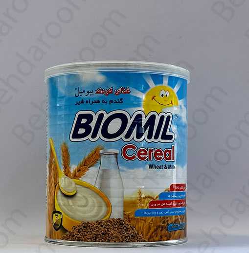 غذای کودک سرآل با طعم گندم به همراه شیر بیومیل